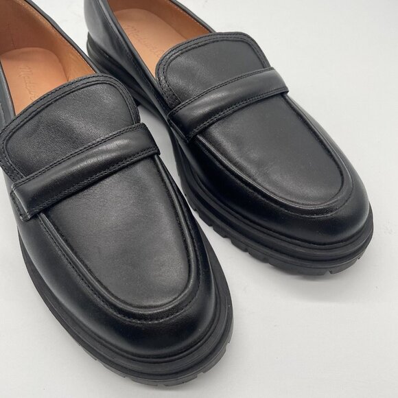 Madewell Black Leather Loafers - Picture 8 of 12